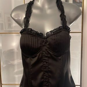 Charlotte Russe Black Dress Shirt